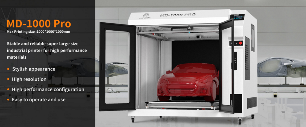 汽车行业用户选择南宫28NG相信品牌力量MD-1000 Pro大型3D打印机